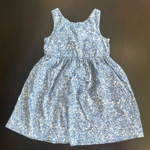 GAP Kids Blue and White Floral Dress - Picture 1 of 3